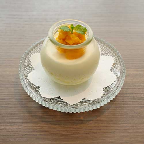 ホワイトチョコのムースリーヌ