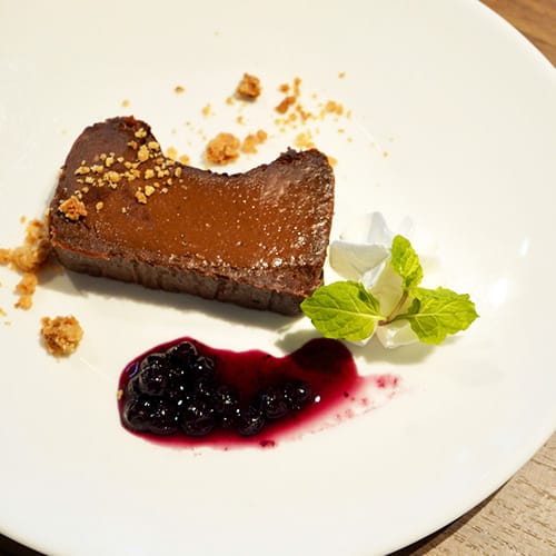 チョコのバスクチーズケーキ